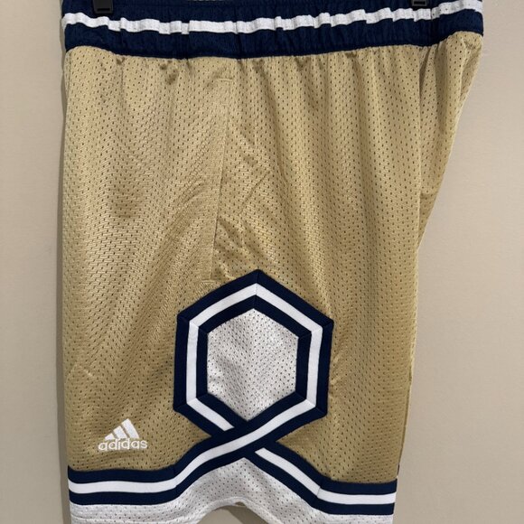 Adidas Georgia Tech Yellow Jackets Team Issue Swingman Basketball Shorts Mens M - Picture 7 of 9